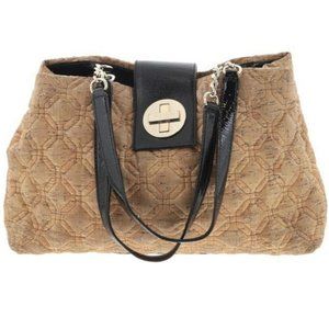 Kate Spade Bag Elena Astor Court Quilted Cork Satchel Purse Handbag Pockets